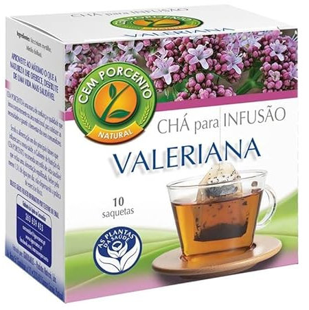 Cem Porcento - Valeriana (Valeriana officinalis L.) - 8 x 10 bustine (Totale: 80 bustine)