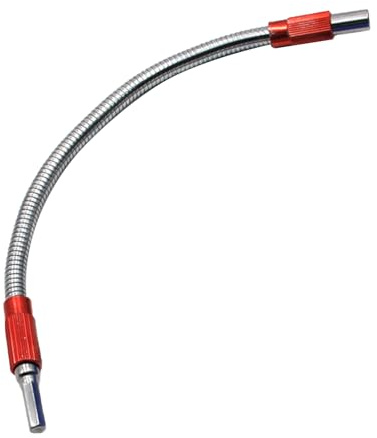 Trapano Flessibile a Gambo,Fissaggio di Estensione per Trapano a Esagonale in Metallo | Punte di Estensione per Albero Flessibile in Metallo, Albero Flessibile Universale da 11,8 Pollici