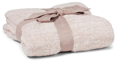 Barefoot Dreams CozyChic Ombre Blanket, Antique Rose Multi, 30x40