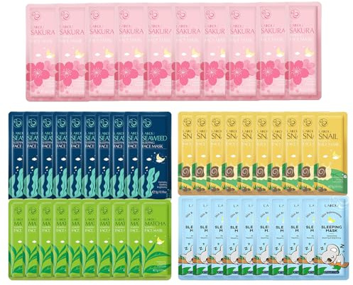 OKAQEE Sakura Face Mask - Sleeping Mask 40pcs