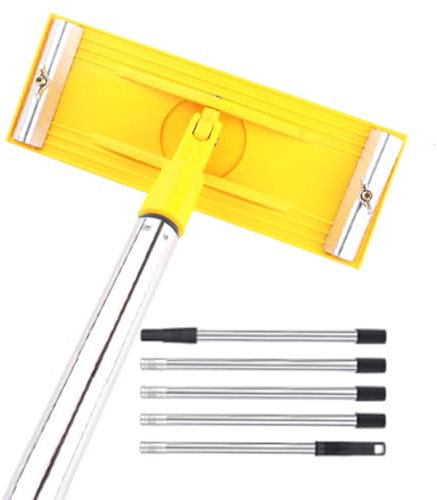 Ponceuse à tige télescopique - Barre d'extension réglable, outil de meulage confortable pour mur et plafond | Polisseuse de couche de plâtre en bois de plâtre de de sol, entretien de