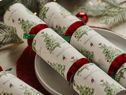 Robin Reed 6 x 12 Christmas Crackers handmade Christmas Tree - 62405