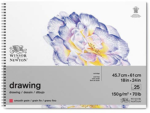 Winsor & Newton Classic Drawing Paper Pad, 18 x 24, 25 Sheets, 150gsm