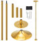 PRIORMAN Tanzstangen-Set Premium -Höhenverstellbar 2,25-2,70m,Traglast 200kg,45mm Durchmesser,360°Drehfunktion,Boden-Decke-Montage ohne Bohren,Professionelle Portable Pole für Zuhause