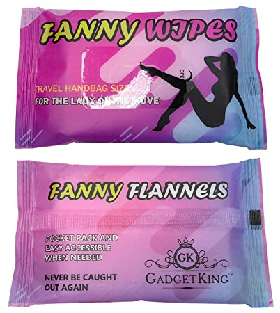 Fanny Wipes Xmas Gift Idea Present for Him Husband Boyfriend Dad Men Friend Girlfriend Funny Wife Teenager Prank April Fools Secret Santa 40th 50th 60th 21st Birthday Rude Ladies Her Boss Novelty
