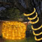 Ikodm LED Lichterschlauch Aussen, Lichtschlauch mit Timer & 8 Modi, Lichterschlauch Außen wasserfest, LED Lichtschlauch für Garten Fest Weihnachten Hochzeit (Warmweiß, 10m)
