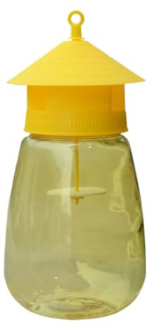 JUCHRZEY Trampa para Moscas de la Fruta Mata Moscas de la Fruta con Orificio para Colgar Trampa de Drosophila Reutilizable para Trampa de Insectos de huerto Control de Plagas