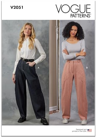 Vogue Patterns Paper Pattern V2051H5 Misses' Trousers H5(6-8-10-12-14)