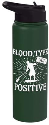 SUP Surfing Stand Up Paddle paddling positve supboard sup Stainless Steel Insulated Water Bottle