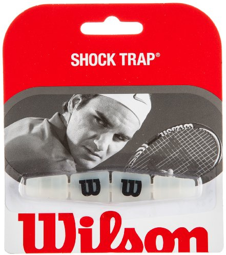 WILSON Sporting Goods Shock Trap Tennis Racket Grip, Black/Clear