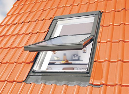Optilight Dachfenster mit Eindeckrahmen flach & ohne Dauerlüftung - 66 x 118