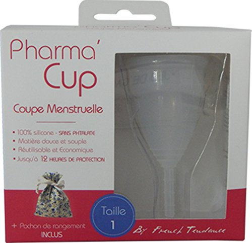 French Tendance Pharma'Cup - Inodoro íntimo, color blanco
