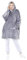 Eskimo Oversized Sherpa Hoodie Sweatshirt Blanket - Warm and Cozy - Reversible with Pockets Grey