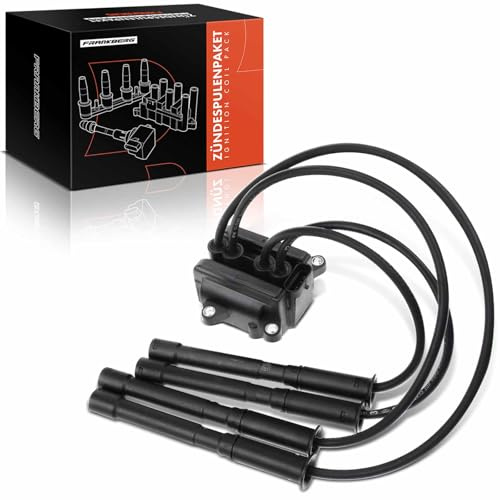 Frankberg Bobine d'Allumage Compatible avec Twingo I C06 1.2 16V Kujusqu'àtar Camionnette X76 1.2 16V Remplacer# 8200051128,8200084401