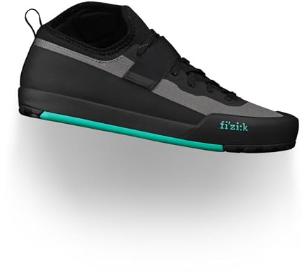 Fizik Men's Gravita Tensor Flat Mountain-Biking-Shoes, Grey/Aquamarine, 13