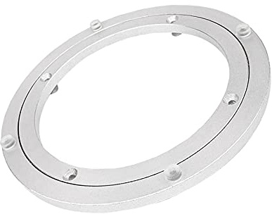 WORDFUN Base Girevole Manuale, Piatto da Tavolo Rotondo Liscio, Heavy Duty, Facile da Usare, Prevenire Lo Scivolamento, Liscio, per Piani in Vetro, Legno, Marmo, Base per Scultura