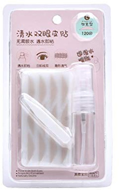 120 St Osynliga Dubbla ögonlocksklistermärken Självhäftande ögonlocksklistermärken Eye Lift Strips Eye Lift Tejp för Hängande Lock Hooded Eyes (Vidgar L)