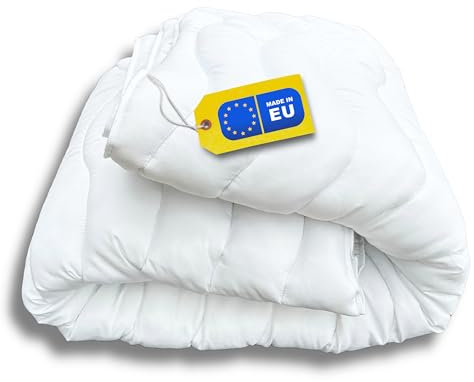 IN WOHO 4-Jahreszeiten Bettdecke 160x200 cm: Atmungsaktive Füllbettdecke, Antiallergisch, Öko-Tex Standard, Gemütlich und Warm