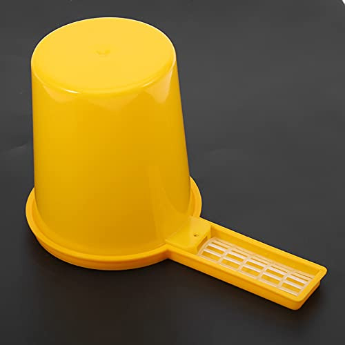 Pssopp Dispensador de Agua para Abejas, Herramienta de Alimentación de Plástico para Apicultura con Flujo de Agua Automático para Entrada de Colmena, 2 uds.