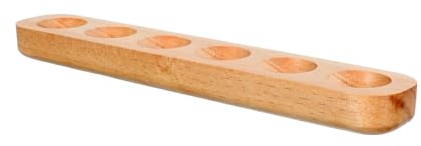 Plateau à Œufs en Bois 1 Pièce, Rangement pour 6 Œufs | Réfrigérateur, Style Simple et Pratique, Usage Domestique, Décoration de Maison