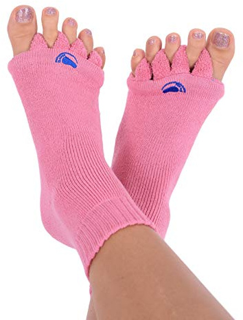 Happy Feet Original Fußausrichtungssocken mit Zehentrenner ROSA M