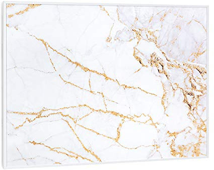 Klarstein Radiateur Infrarouge Mural Intelligent, Chauffage Infrarouge 500W, Panneau Chauffant Infrarouge, APP Mobile, Radiateur Electrique Extra Plat, Salle de Bain, Sans CO2, Faible Conso d'Energie