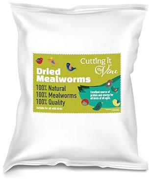 Dried Mealworms - High Protein High Energy Wild Bird Food 5L REFILL Bags (800g)