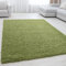 Miovani Hochflor Teppich 160x230 cm Grün - Besonders weicher Shaggy Teppich in vielen Farben & Größen für Dein gemütliches Zuhause - Teppich Wohnzimmer & Schlafzimmer