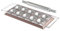 MARCATO Ravioli Tablet. Form für Ravioli Powder Rosa. Eloxiertes Aluminium. 20 x 10 x 2 cm. Einfache Vorbereitung. Elegantes Design