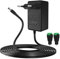 Gonew21 Transformador 220V A 12V - Cargador Universal 200-240V 50-60HZ, Adaptador 12V 2A 220V 24W, Cargador Portatil Universal, ara Tiras LED, Routers Inalámbricos, HUB, Interruptor, 2 Metros Cable