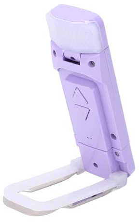 Clip On Book Light USB Uppladdningsbar LED-läslampa med 5 Ljuslägen och 3 Färger, Timerfunktion, Multifunktionell Boklampa för Nattläsning, Studier, Resor - Portable Cli