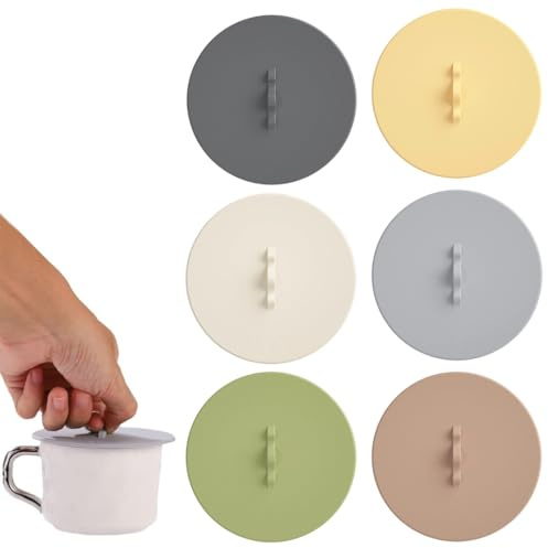 WeddHuis 6 Capote de Verre pour Verres et Tasses Capote de Verre pour comme Protection Contre les Insectes pour Tasse Gobelet Chope de Bière 10cm