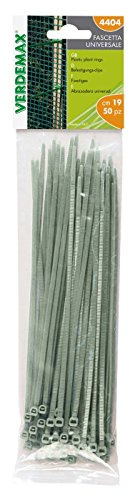 Verdemax 4404 190 mm autobloccante Cavo Fascetta, Grigio (50)