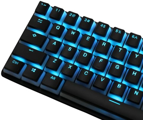 Happy Balls Pudding Keycaps PBT Shine Through OEM Profile Backlit Keyset