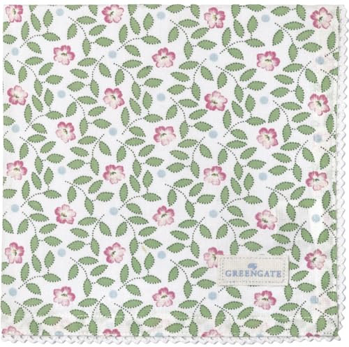 GreenGate Lotta Stoffserviette mit Spitze White 40x40cm