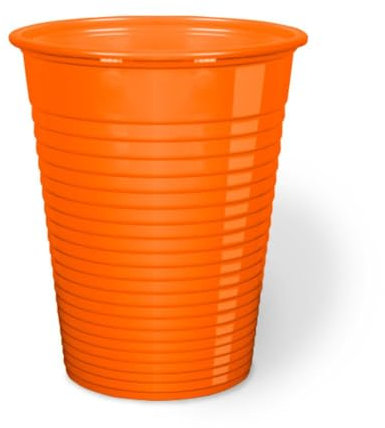 Generico 200 Bicchieri Plastica Usa e Getta Colorati (200 ml) Bicchieri Monouso per Acqua e Bibite Varie, Made in Italy Idonei al Contatto Alimentare, Ideali per Feste ed Eventi