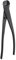 sourcing map Bonsai Wire Scissors 8.1 Inch 205mm Bonsai Tool Branch Wire Cutter Branch Cutter, Black