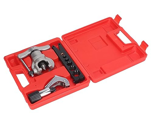 Espansore a cono eccentrico Espansore per tubi rivettati Set 3 pezzi Strumento di svasatura eccentrico a tacchetta singola per tubi in rame, ottone, alluminio, acciaio, acciaio