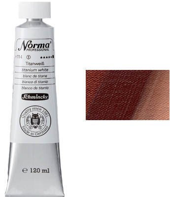 Schmincke – Norma® Professional - feinste Künstler-Ölfarben, Siena gebrannt - 120 ml