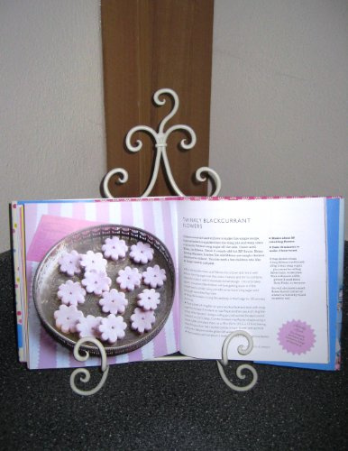 Cream Metal Cook Book Recipe Stand Holder Chic Country
