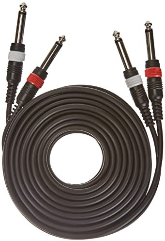 Adam Hall Cables 3 STAR TPP 0600 Twin-Kabel 2 x Klinke TS auf 2 x Klinke TS | 6 m