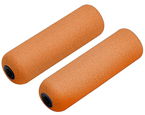 Nespoli 2 ricambi minirulli spugna MicroCrater 11 cm - per prodotti a solvente