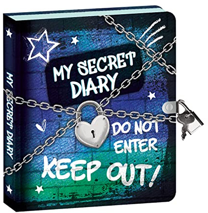 Fredlig Kingdom Lock & Key Diary - Min hemliga dagbok