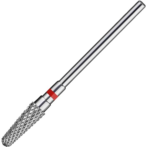 C12rtive Punte fresa unghie coniche,punta per trapano elettronica per unghie in carburo di tungsteno a forma di cono per unghie in gel acrilico Rimozione nail forms per unghie,3/32 pollici(fine)