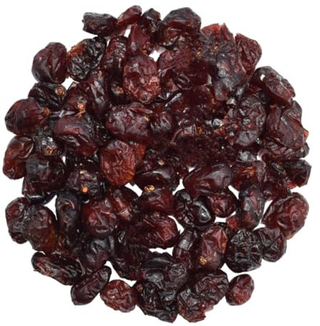 Mirtilli Rossi Interi Essiccati Osmoticamente - Senza Zucchero & Conservanti - Vaccinium Macrocapon (250g)