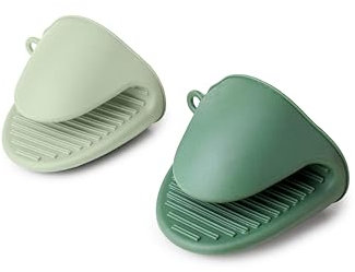 IBILI - Lot de 2 Gants en Silicone résistants à la Chaleur, Green