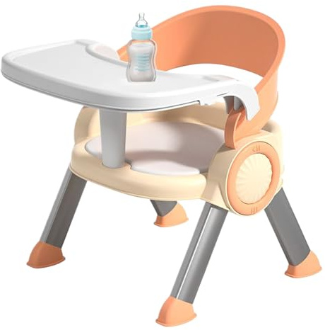 Sedia da nutrizione per bambini, sedia per bambini per mangiare - Sedia da mangiare non slip per bambini - Famiglia multifunzionali piccoli sgabelli, sedili di studio per bambini con musica per campeg
