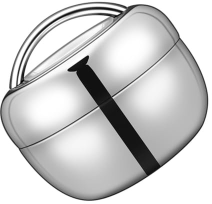 Zerodeko Fiambrera Inoxidable Fiambrera de Dos Capas Caja de Comida Térmica Aislante para Estudiantes y Uso Escuela y Picnic Contenedor Reutilizable