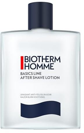 Biotherm Homme Basics Line After Shave Lotion, beruhigendes Rasierwasser gegen Hautirritationen, pflegendes After-Shave für Männer, geeignet für empfindliche Haut, sanfte und gründliche Rasur, 100 ml