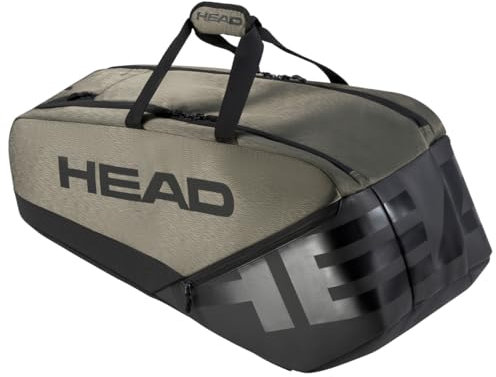 HEAD Unisex-Adult Pro X Racquet Bag L Tennistasche, Thyme/Schwarz, L